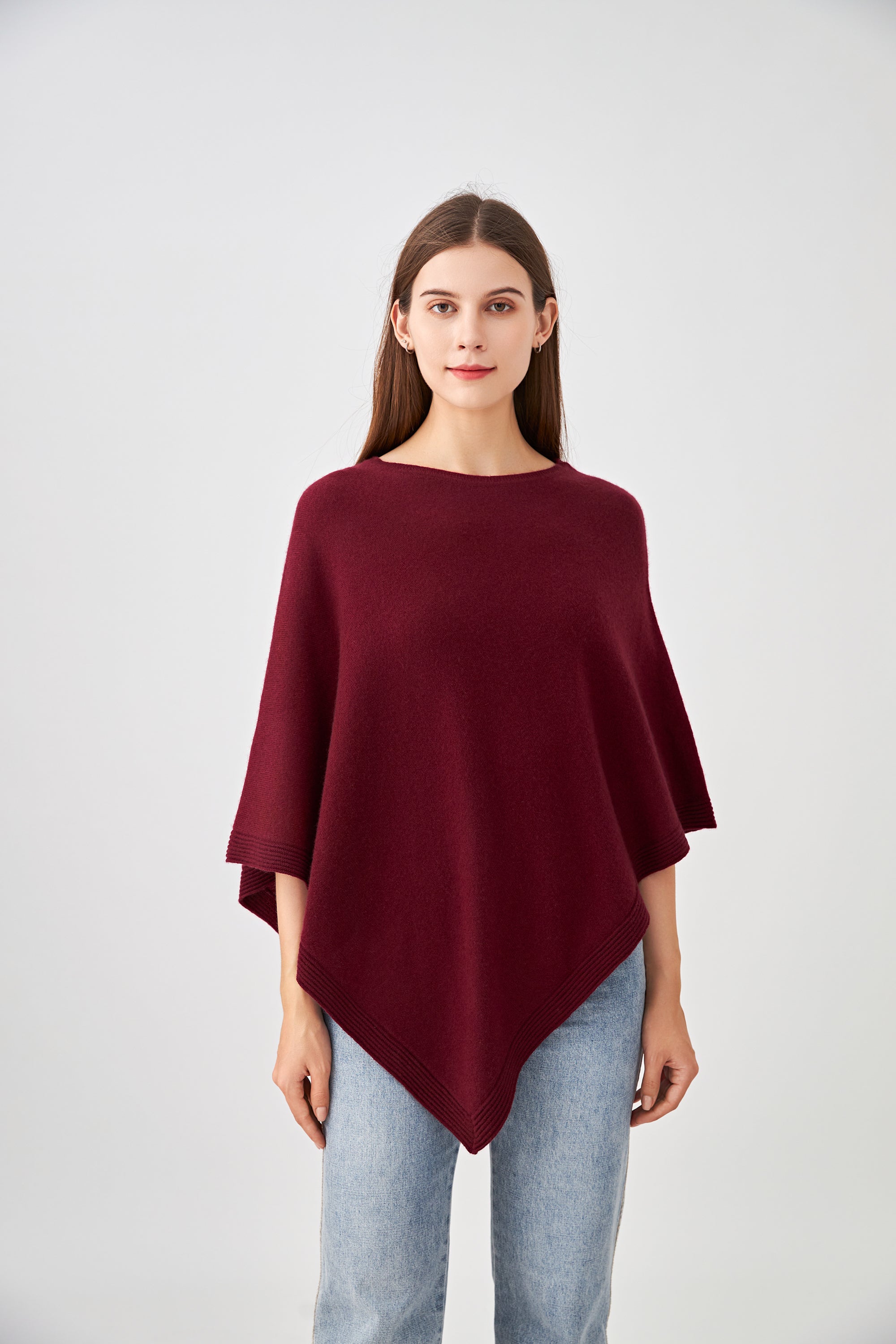 Poncho en cachemire