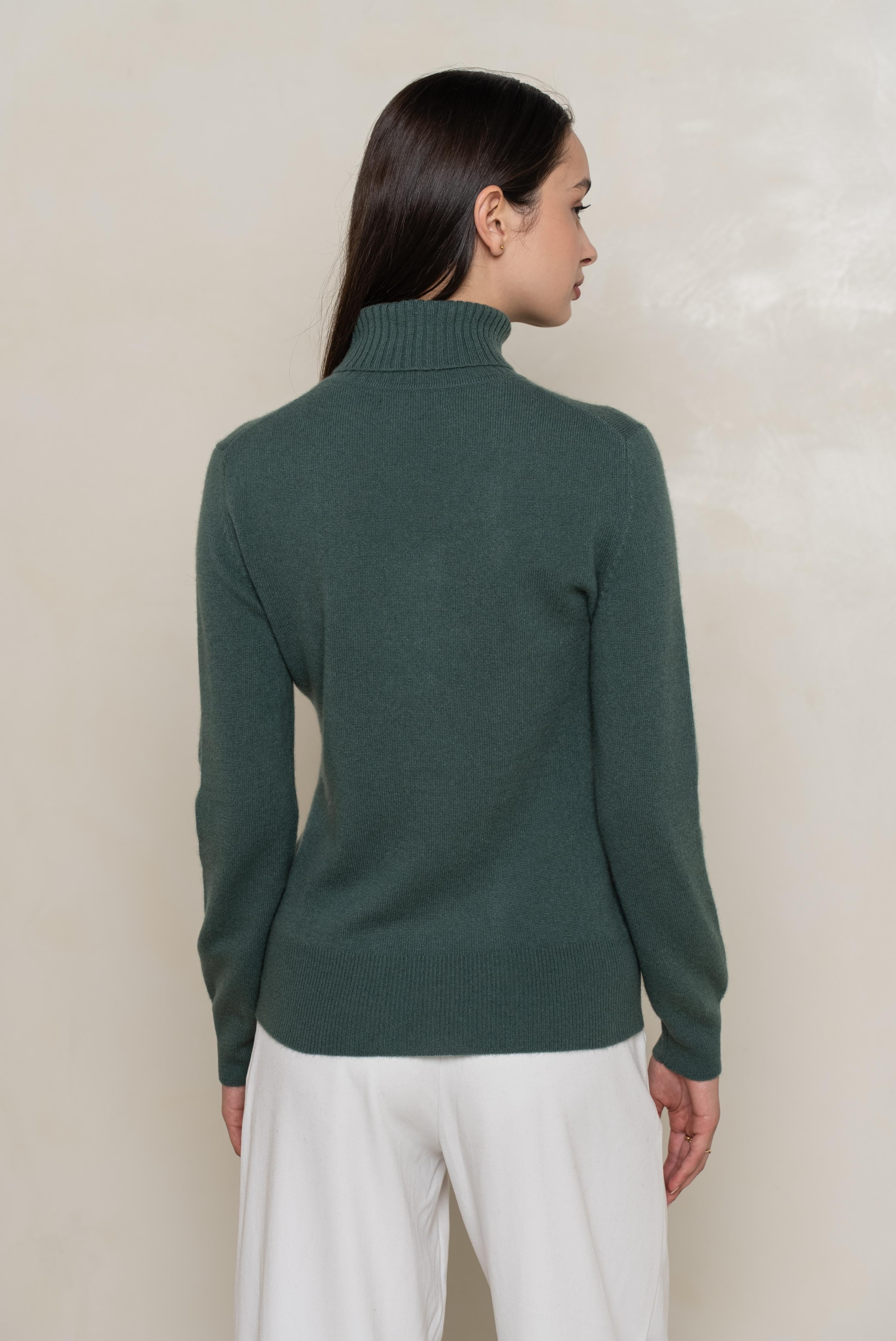 Pull col roulé en cachemire