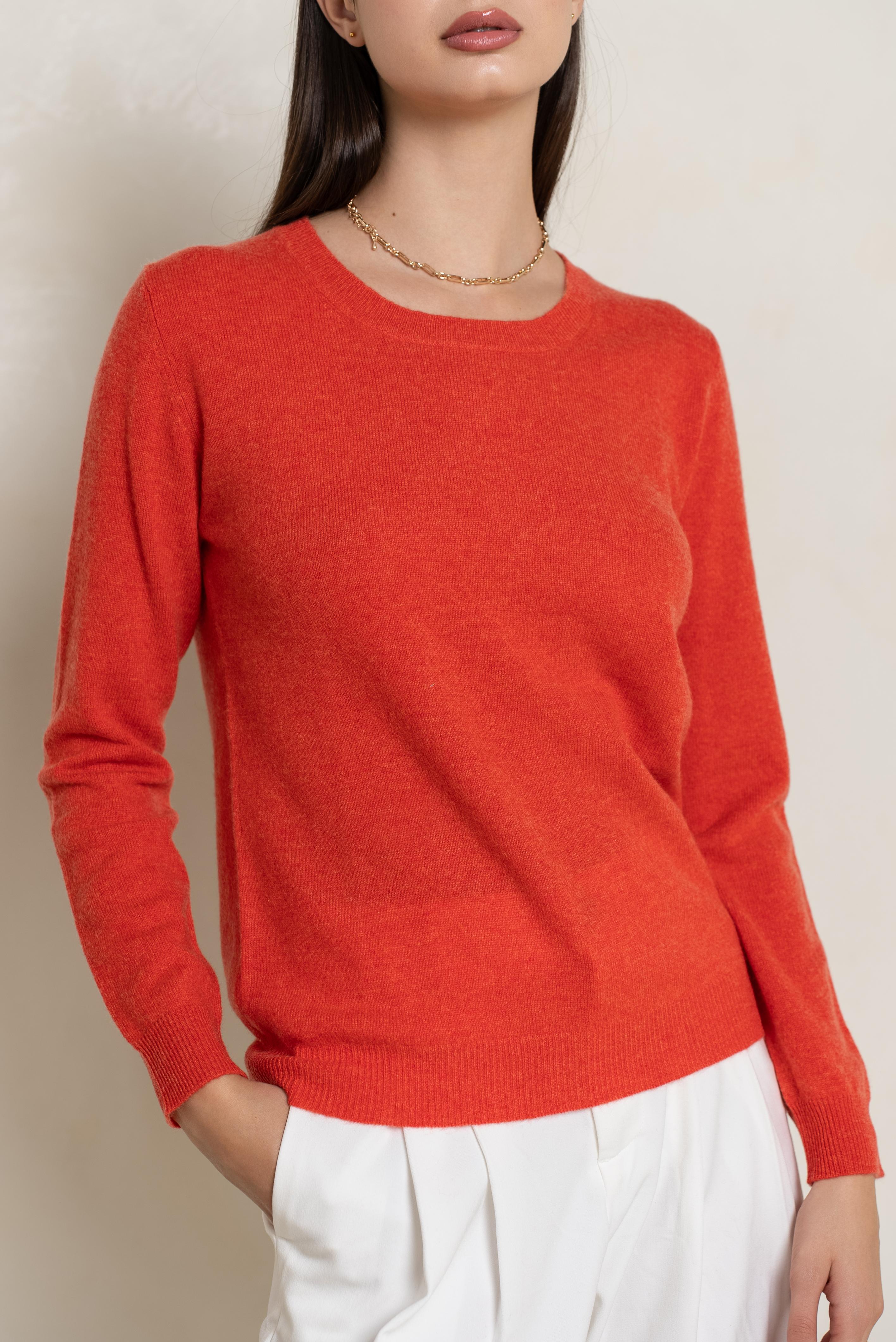 Pull col rond en cachemire