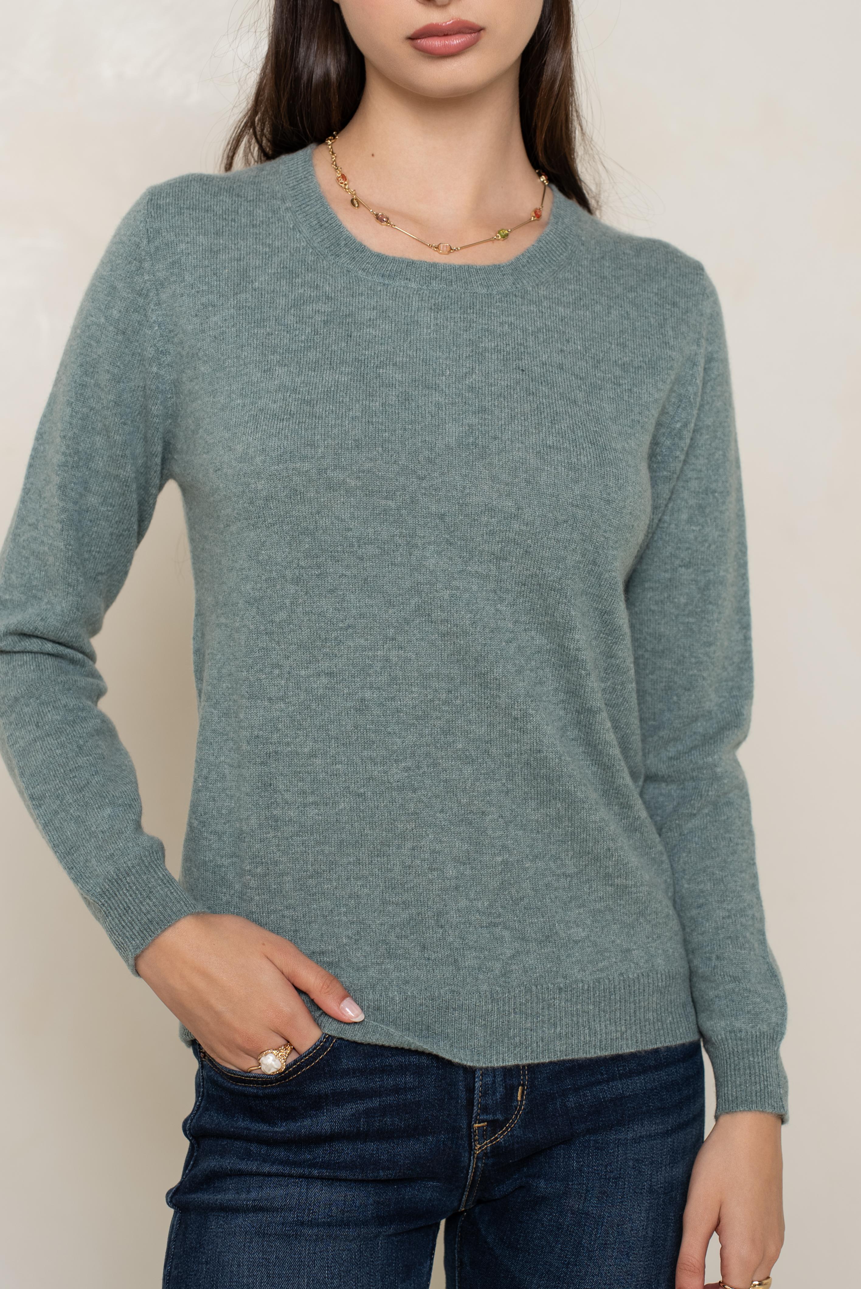 Pull col rond en cachemire